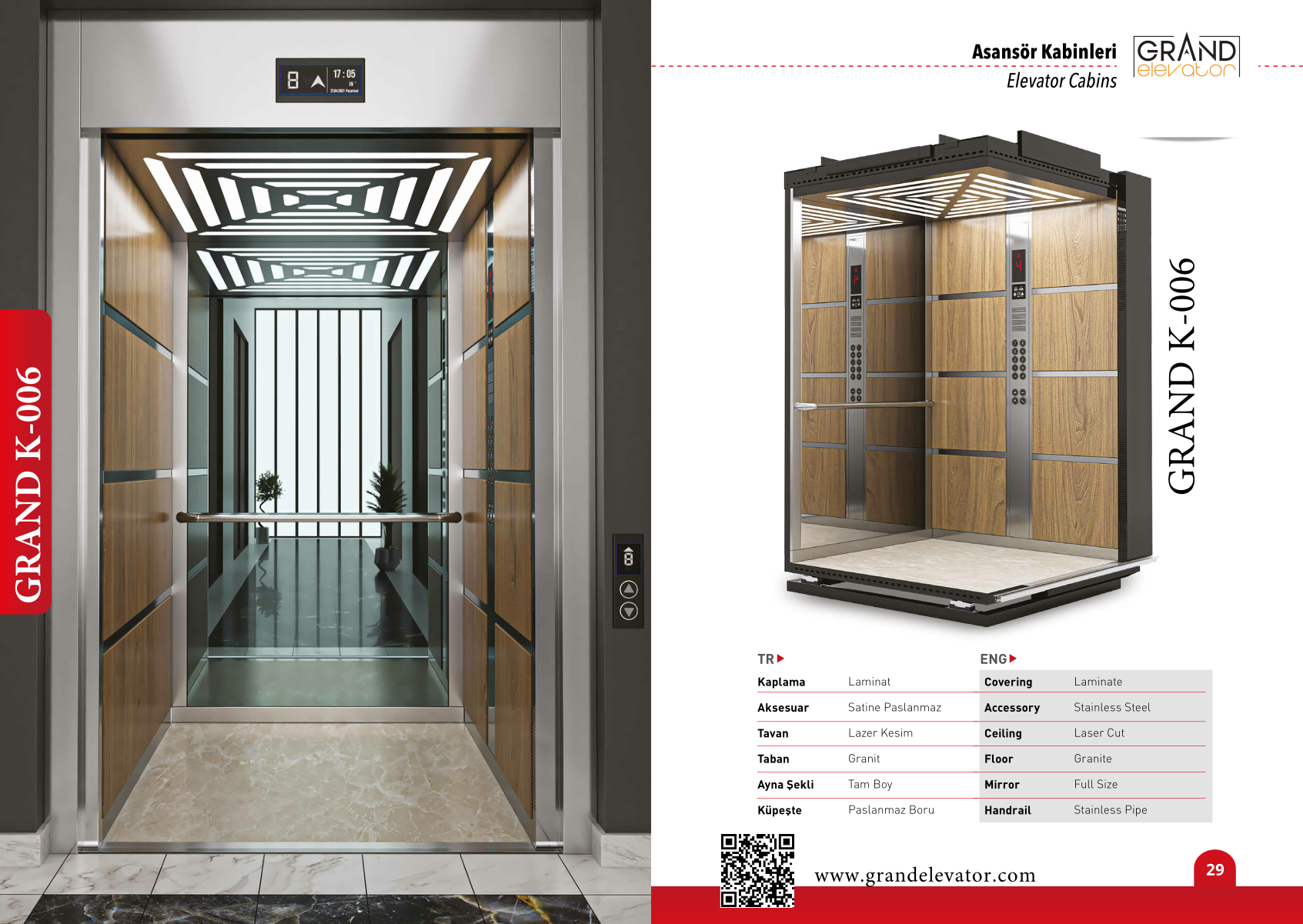 Cabina de pasajeros GRAND K-006