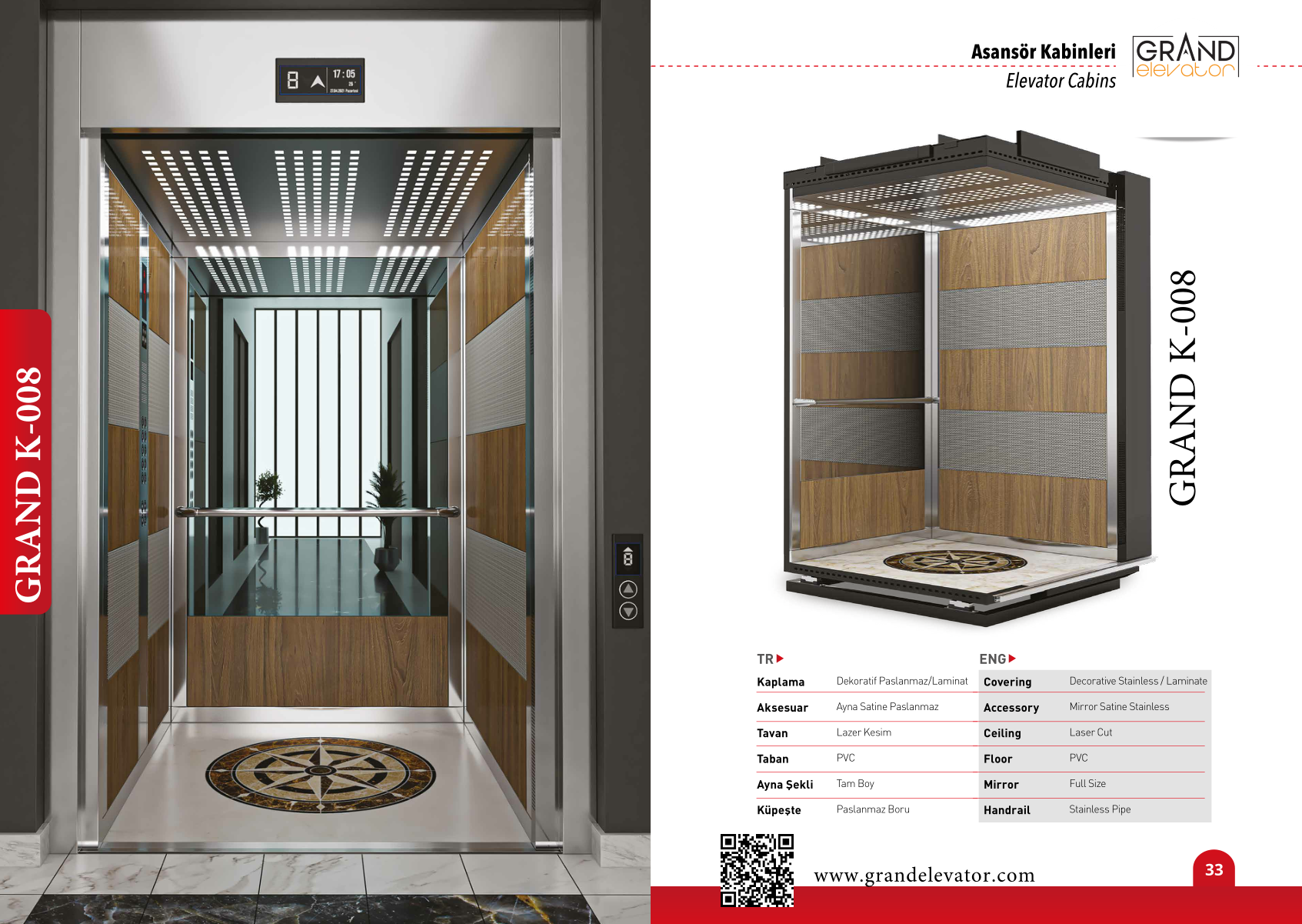 Yolcu Kabini  GRAND K-008