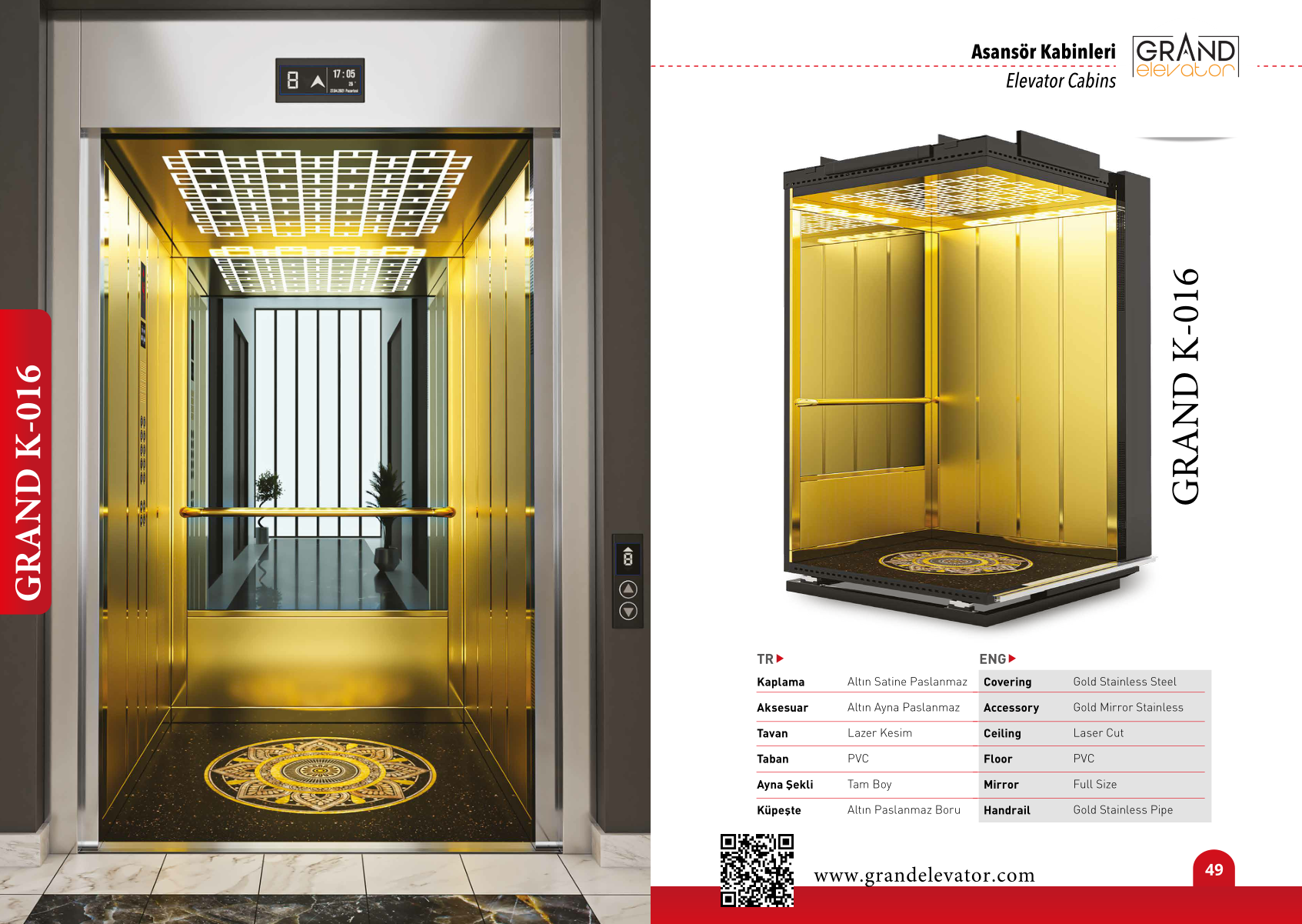 Yolcu Kabini  GRAND K-016