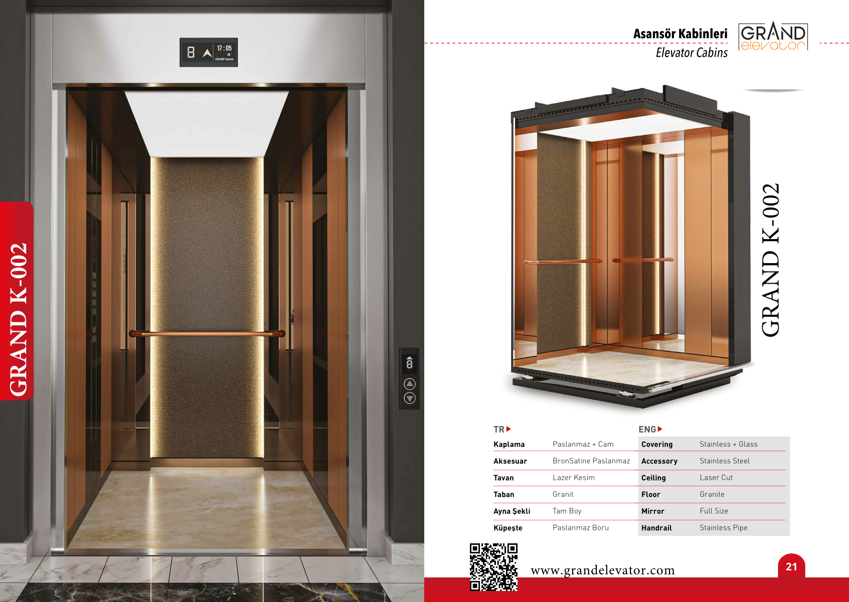 Yolcu Kabini  GRAND K-002